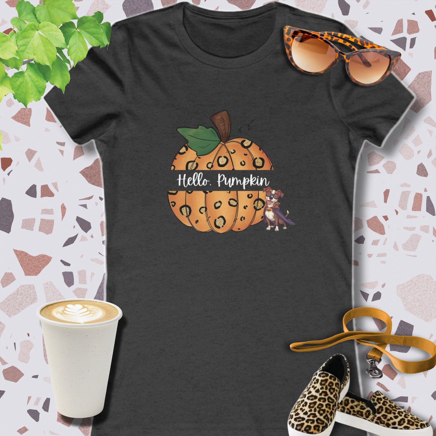 CUTE HALLOWEEN SHIRTS FOR WOMEN in Dark Grey Heather