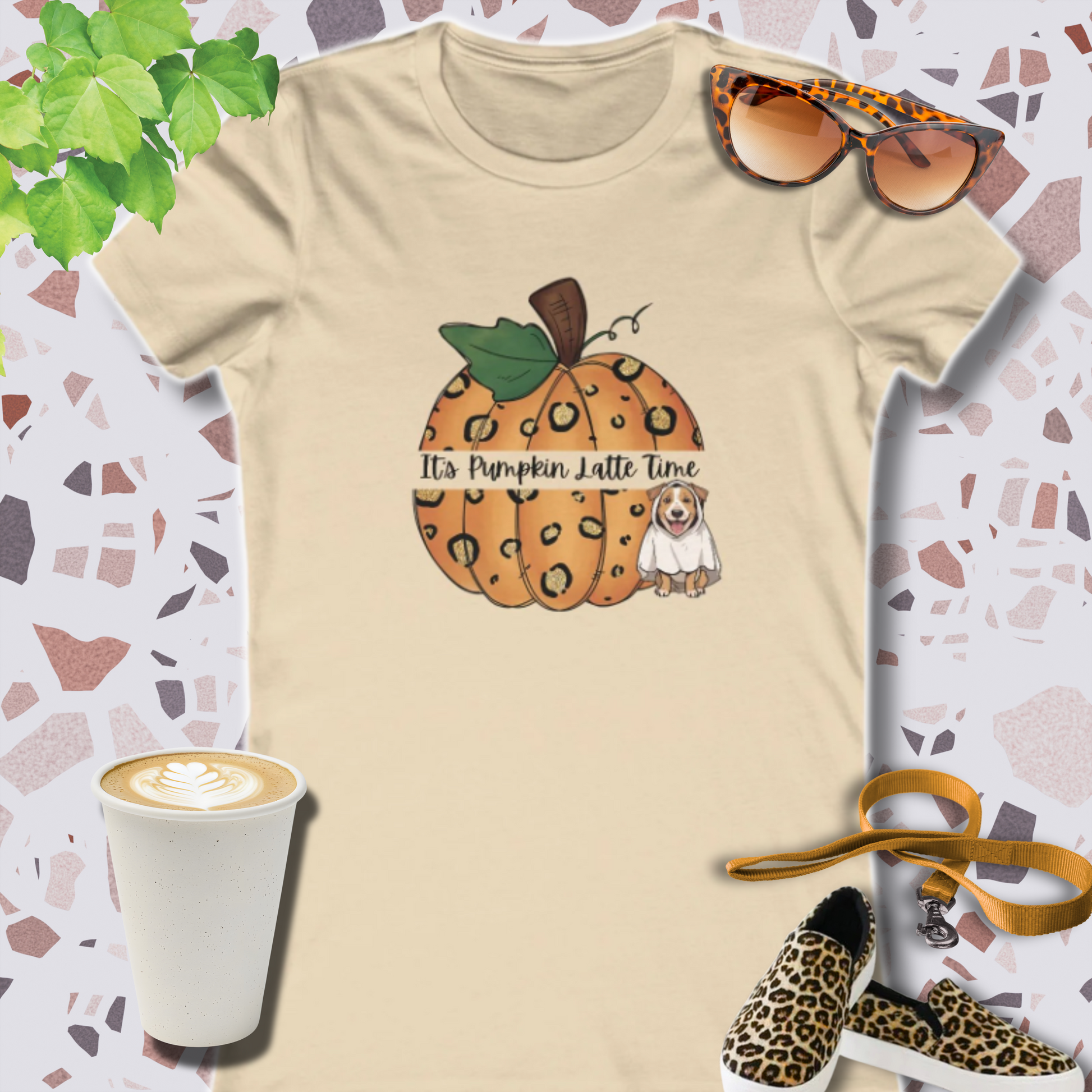 Pumpkin_Shirts_for_Adults_Its_Pumpkin_Latte_Time_in_soft cream