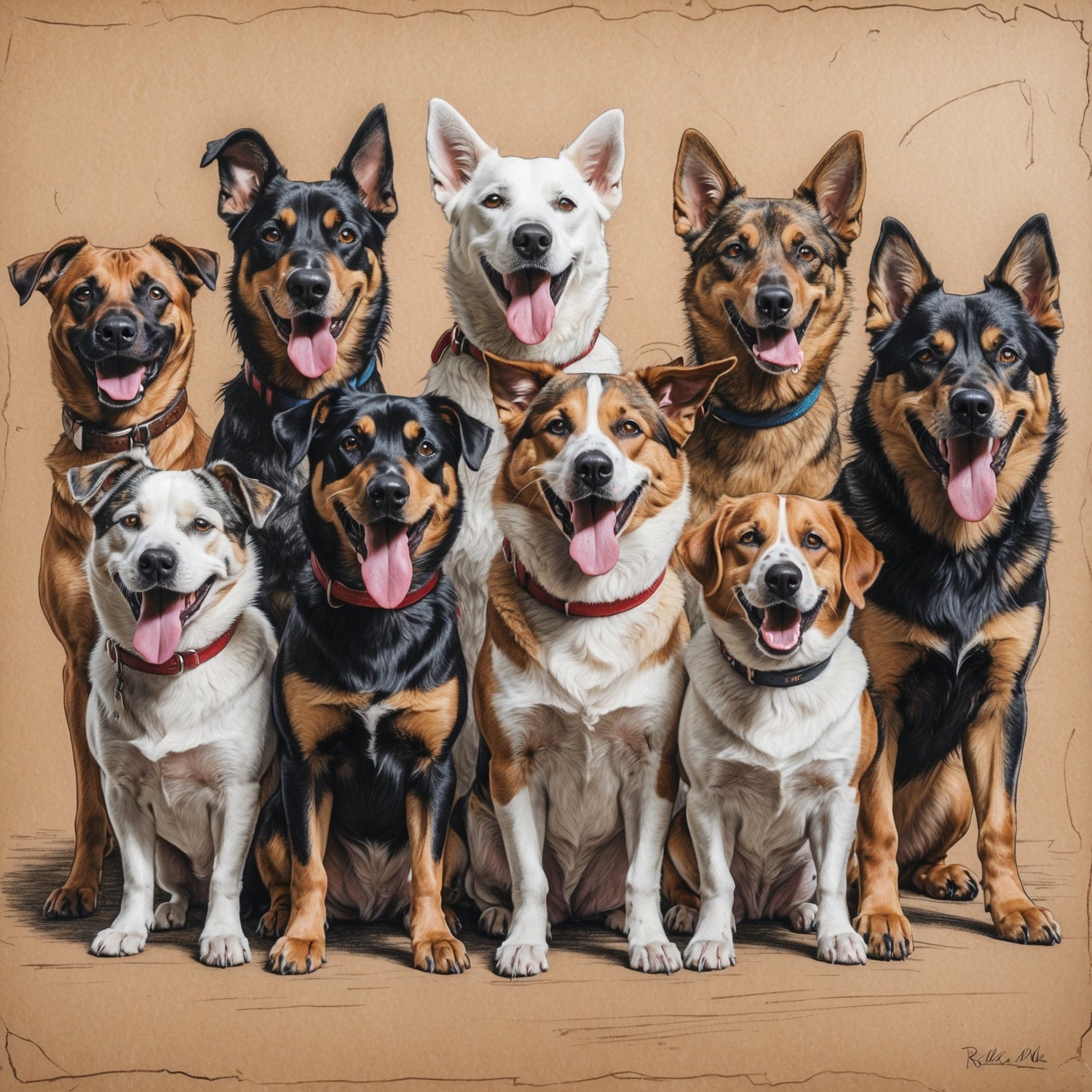 Funny Dog Shirt Designs for All the Dogs alike, designed by UPLevel Dogs.