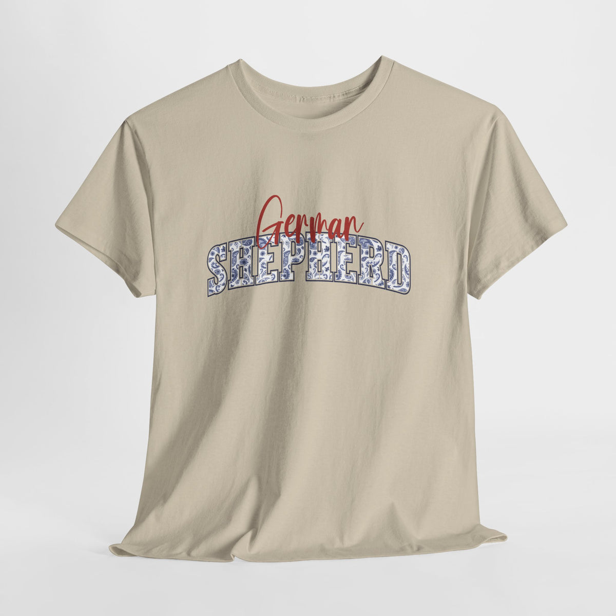 German Shepherd TShirt | Varsity Chinoiserie GSD Shirt Mens & Womens
