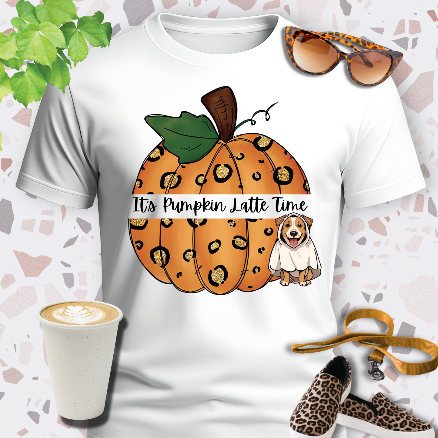 Halloween Pumpkin T Shirt | It’s Pumpkin Latte Time