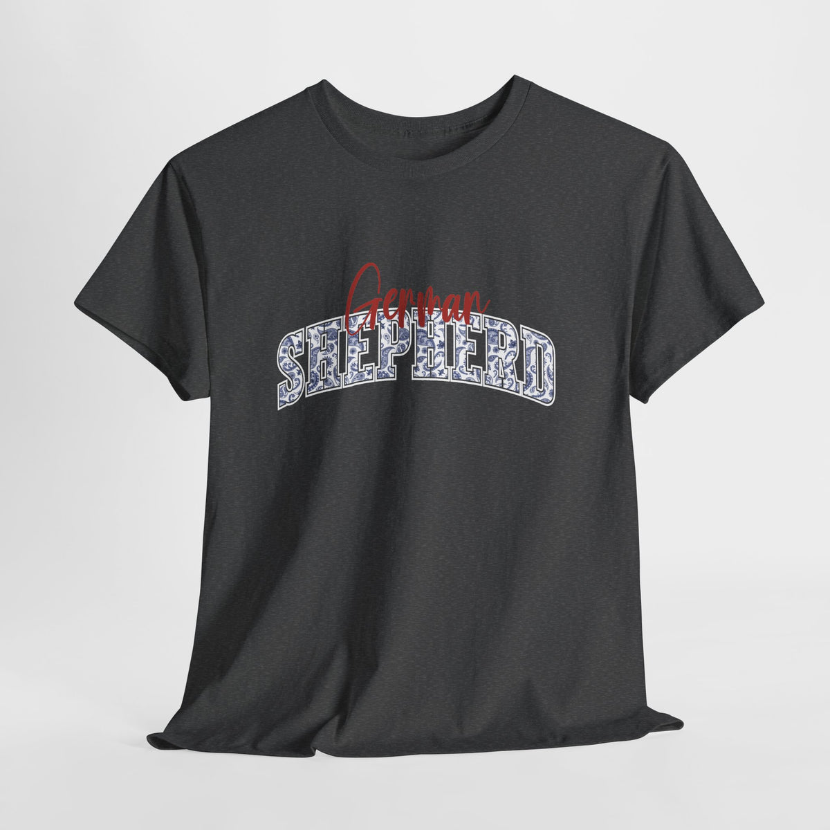 German Shepherd TShirt | Varsity Chinoiserie GSD Shirt Mens & Womens