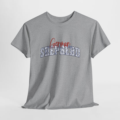 German Shepherd TShirt | Varsity Chinoiserie GSD Shirt Mens & Womens