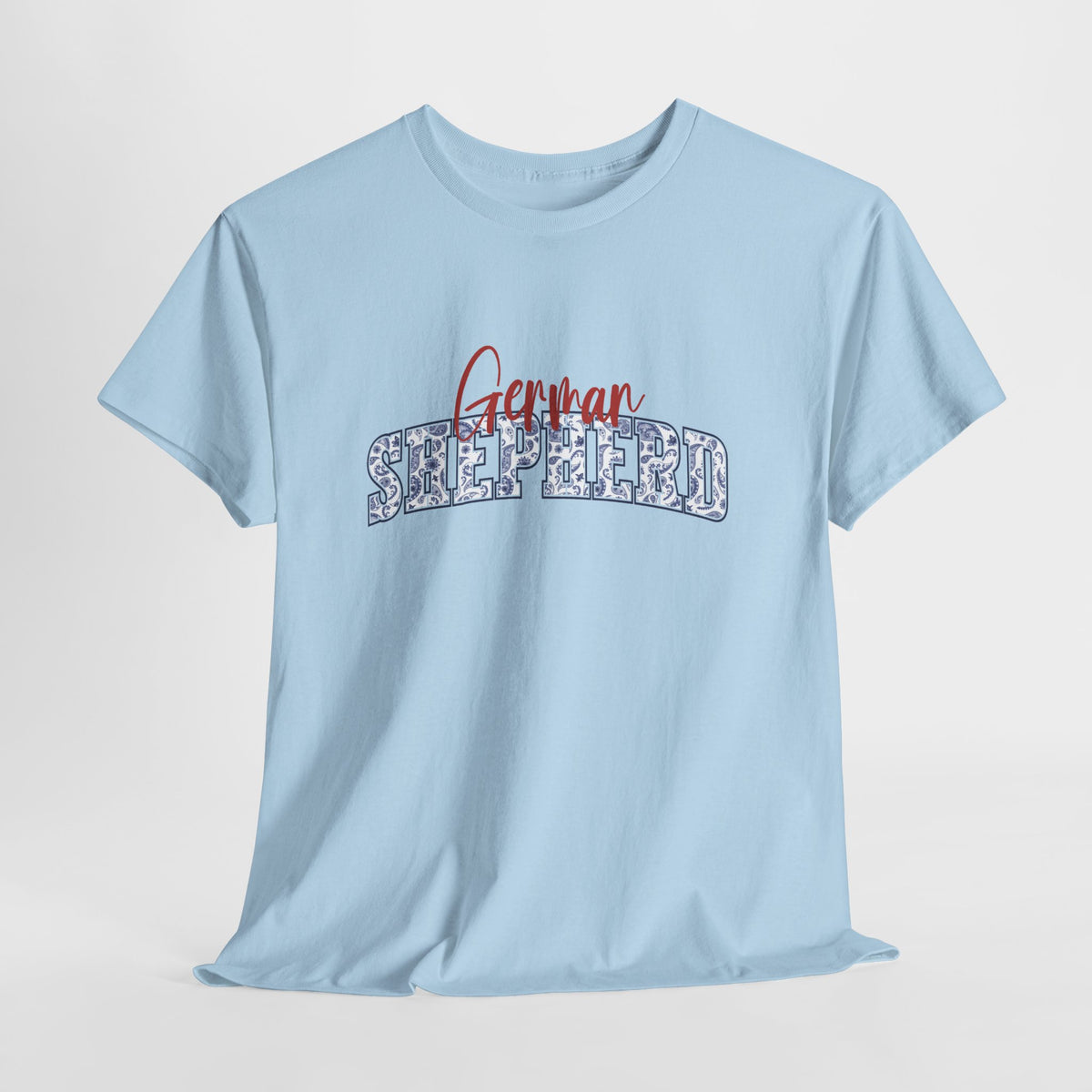 German Shepherd TShirt | Varsity Chinoiserie GSD Shirt Mens & Womens
