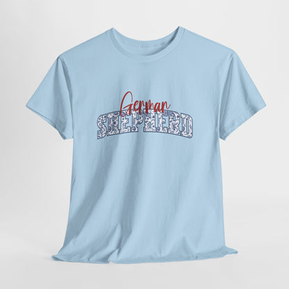 German Shepherd TShirt | Varsity Chinoiserie GSD Shirt Mens & Womens