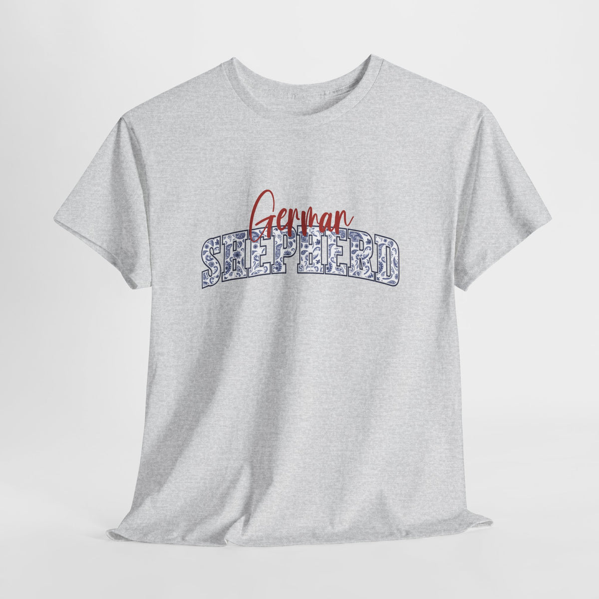 German Shepherd TShirt | Varsity Chinoiserie GSD Shirt Mens & Womens