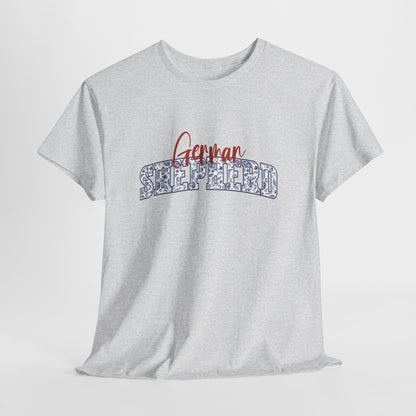 German Shepherd TShirt | Varsity Chinoiserie GSD Shirt Mens & Womens