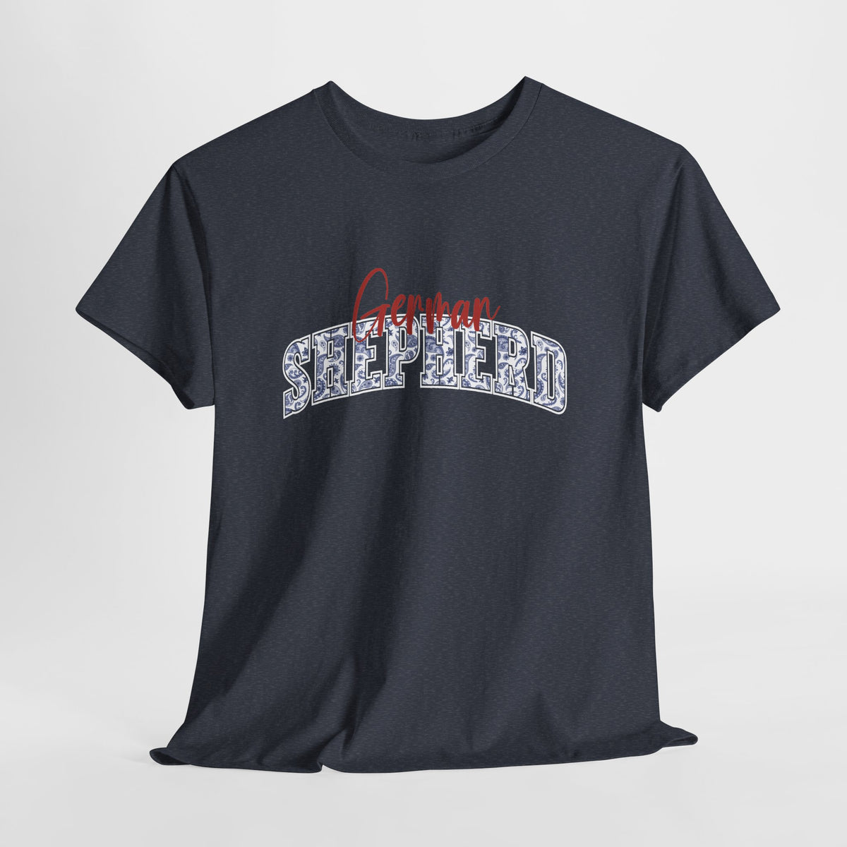 German Shepherd TShirt | Varsity Chinoiserie GSD Shirt Mens & Womens