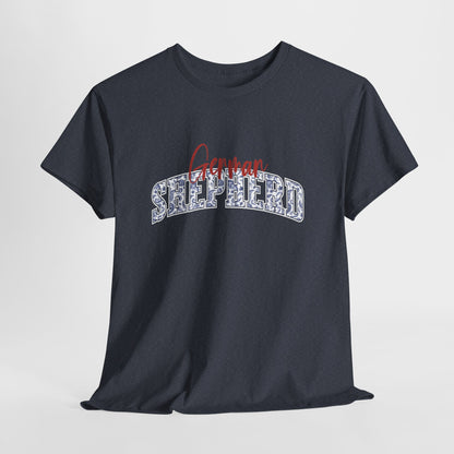 German Shepherd TShirt | Varsity Chinoiserie GSD Shirt Mens & Womens