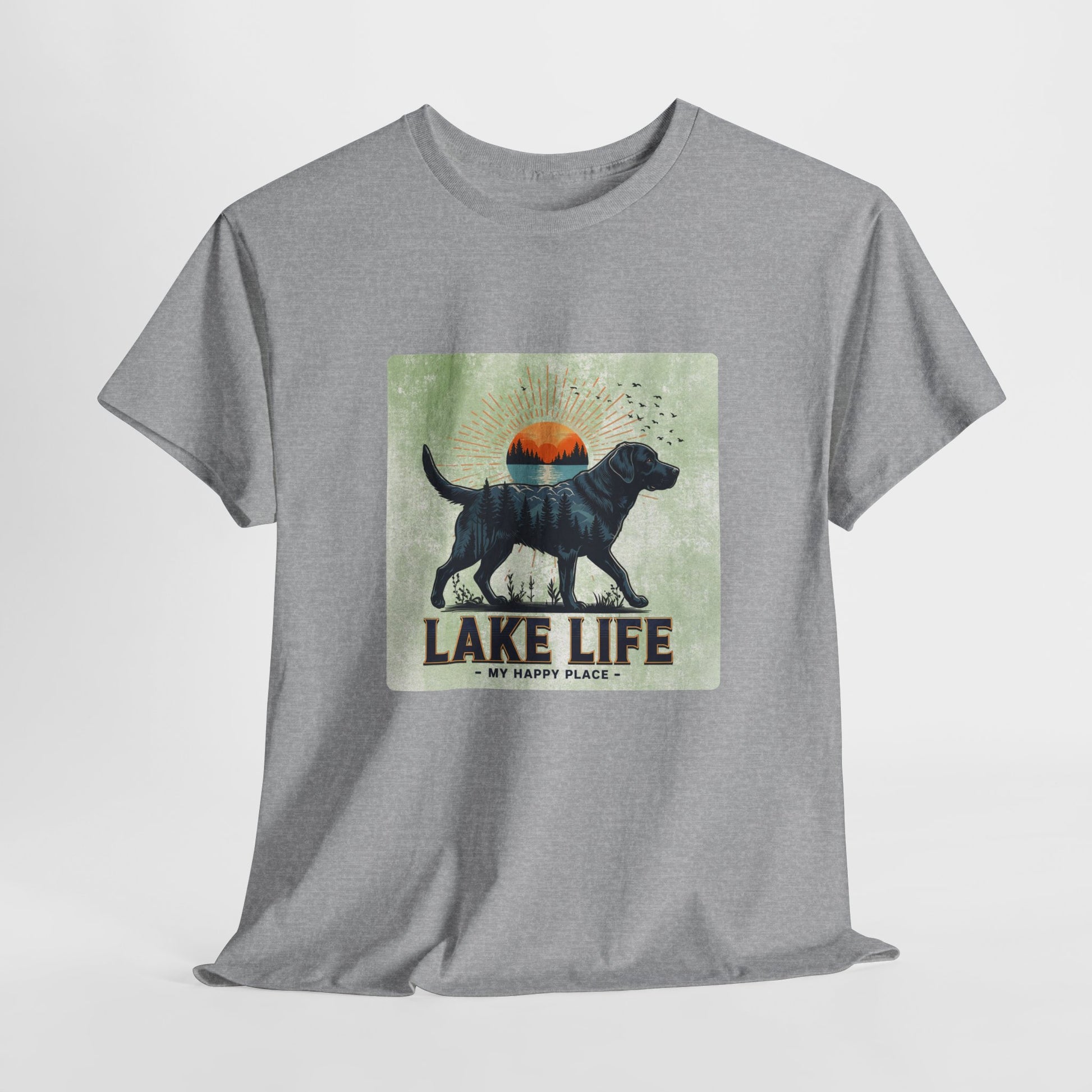 BLACK LAB SHIRT Lake Life in ash