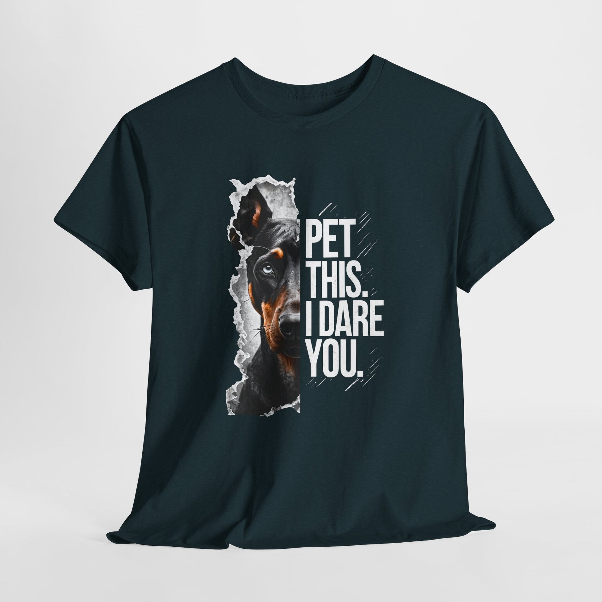CRAZY DOG TEE Doberman Pet This Shirt in midnight