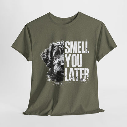 Crazy_Dog_Tee Smell You Later in heather military green
