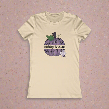 Cute Halloween Shirt for Women in soft cream