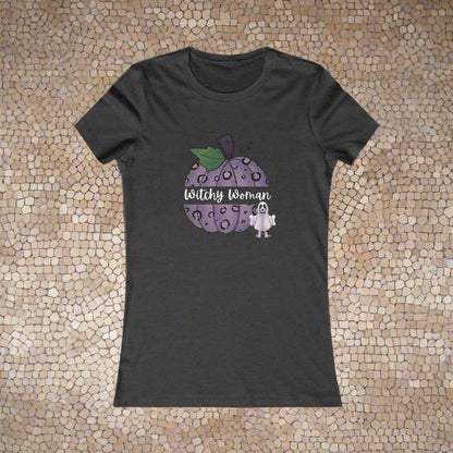 Cute halloween shirts for women in dark grey heather