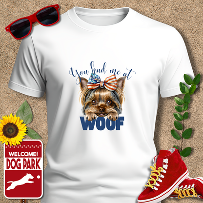 DOG SHIRTS FOR WOMEN Yorkie Woof in 