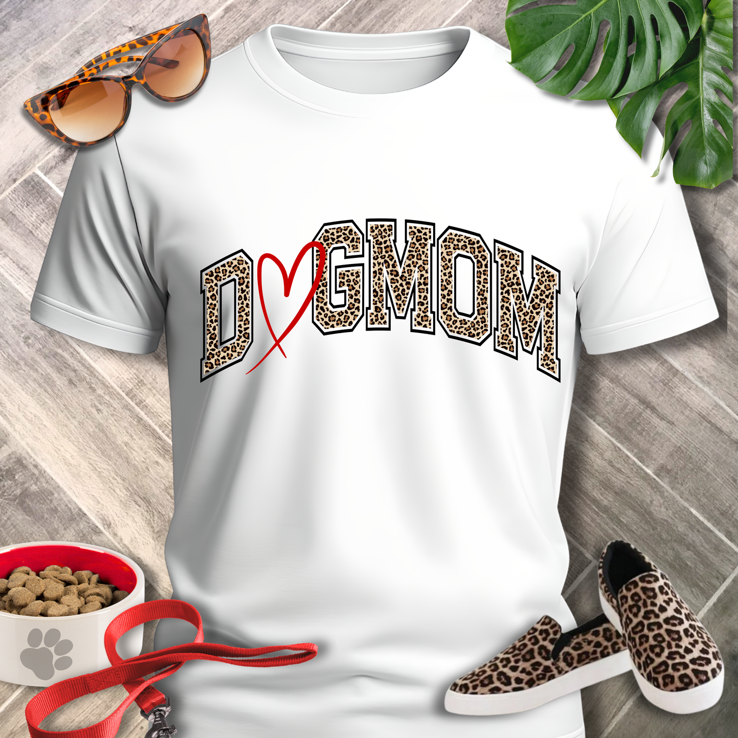 dog mom graphic tee