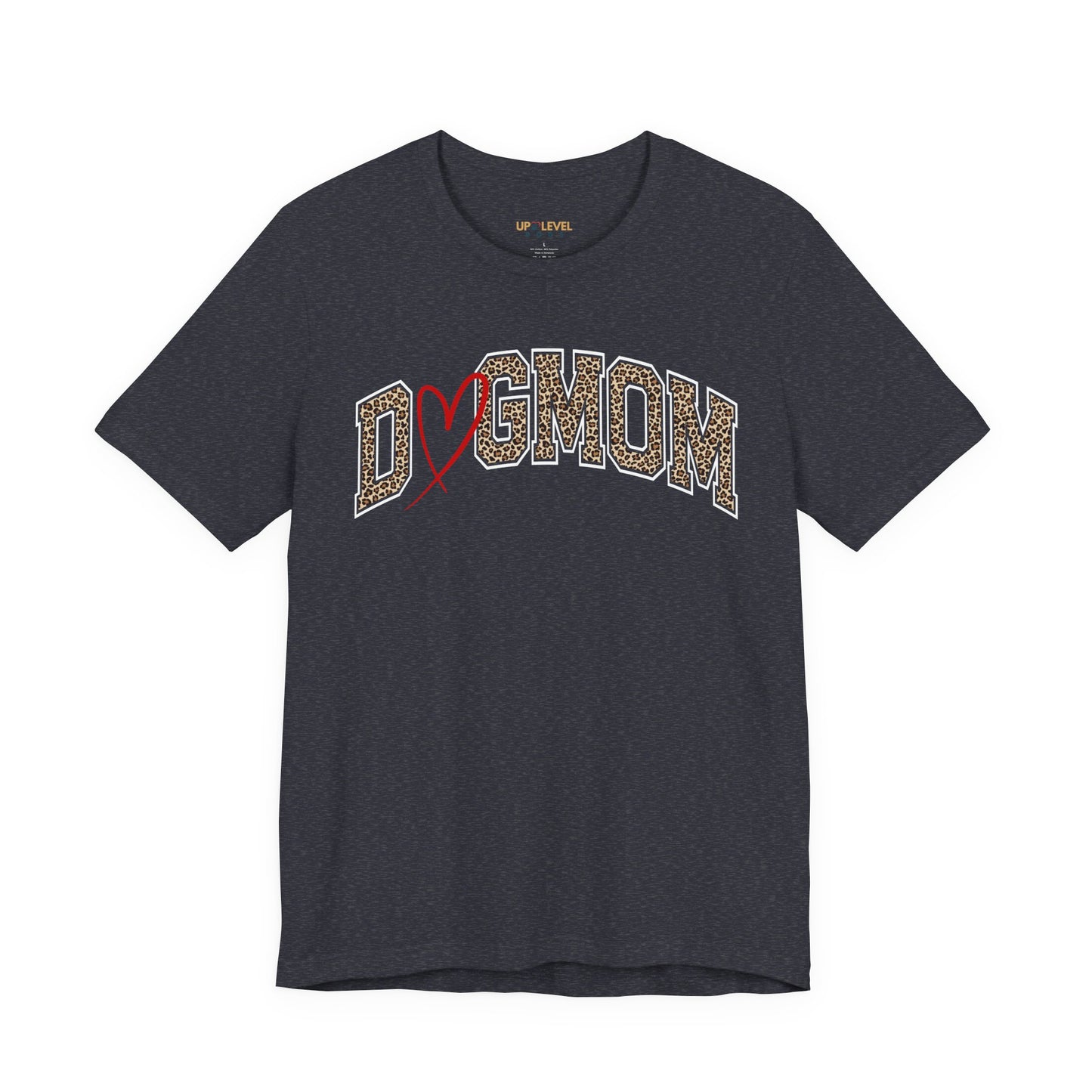 Dogmom Graphic Tee with Heart