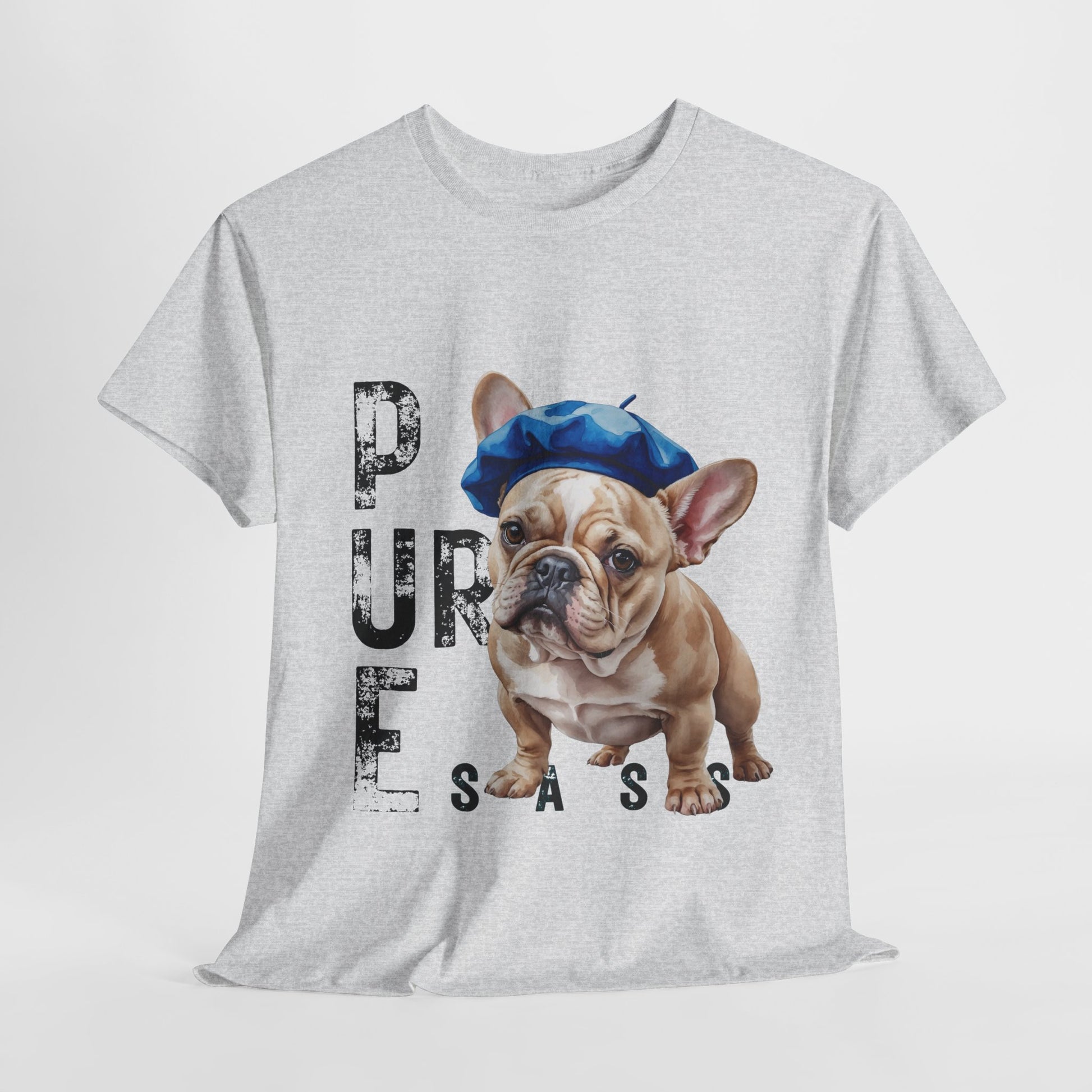FRENCH BULLDOG SHIRT Pure Sass in ash