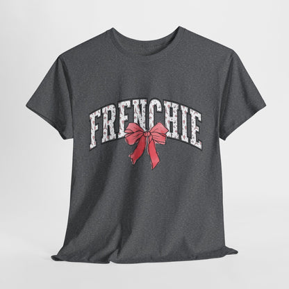 FRENCH BULLDOG SHIRT in Paris Theme in graphite heather