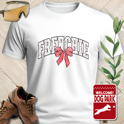 FRENCH BULLDOG SHIRT in Paris Theme in white